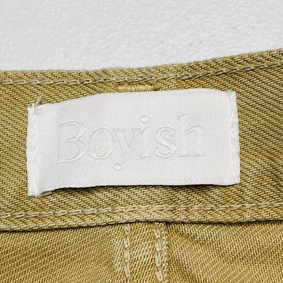 Boyish Tommy Jean in The Crowd Size 26 High Rise Straight Leg Crop Button Fly - Picture 5 of 15